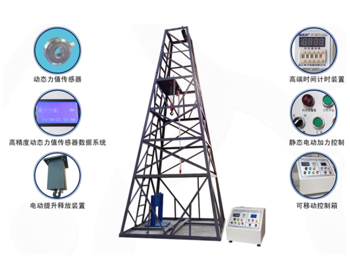 AQD-DT-T3安全帶整體動(dòng)態(tài)負(fù)荷、靜態(tài)負(fù)荷測(cè)試儀?